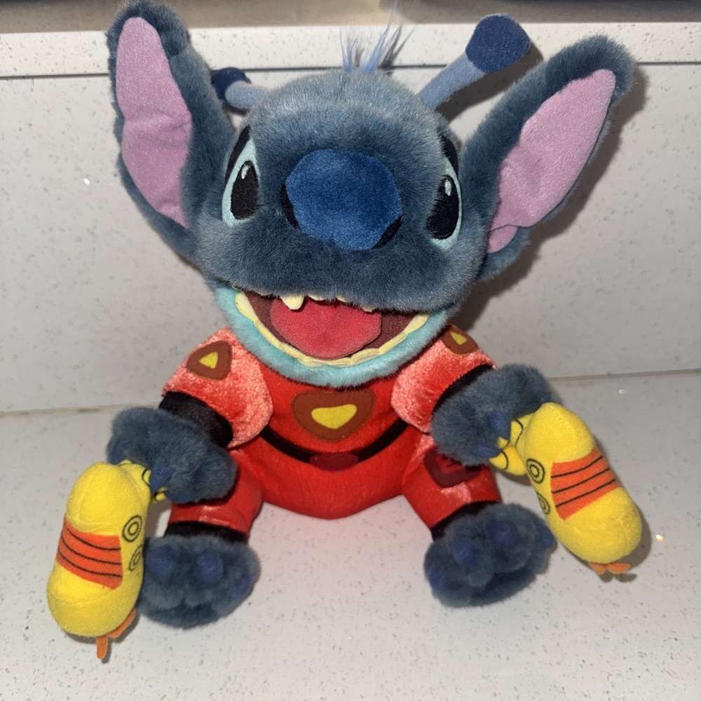 Disney Store Stitch Plush Alien Space Suit 4-Arm Experiment 626 Vintage